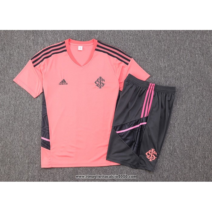 Tuta Da Track Sc Internacional Manica Corta 2022 2023 Rosa - Pantalon Corto